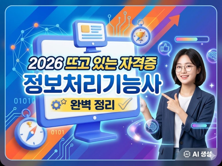 2026 뜨고 있는 자격증 : 정보처기능사 완벽 정리