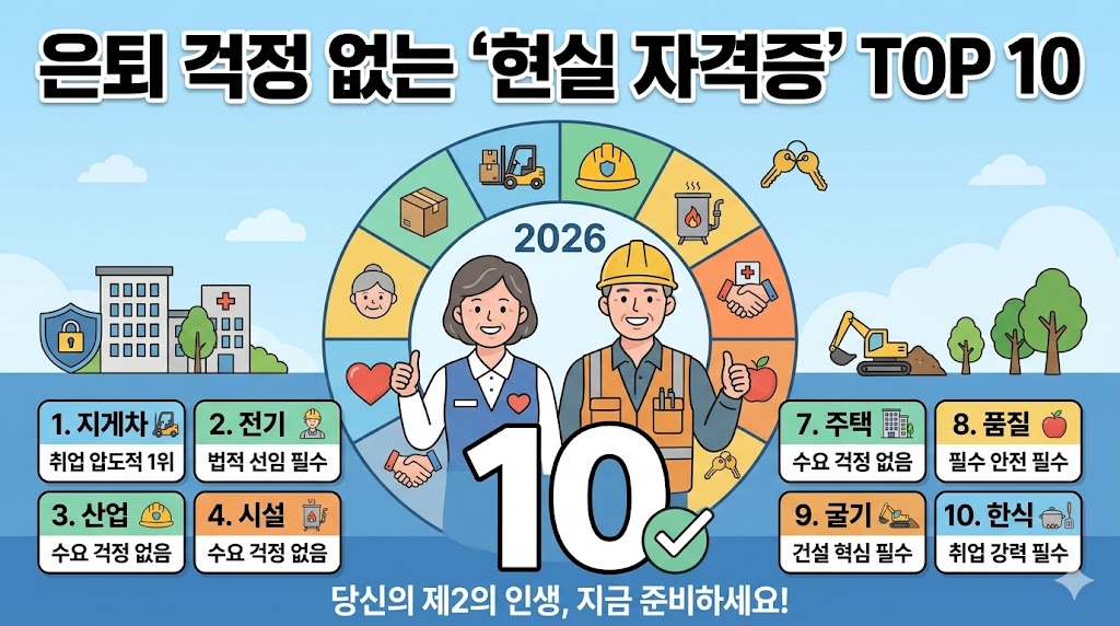 은퇴 자격증 top10