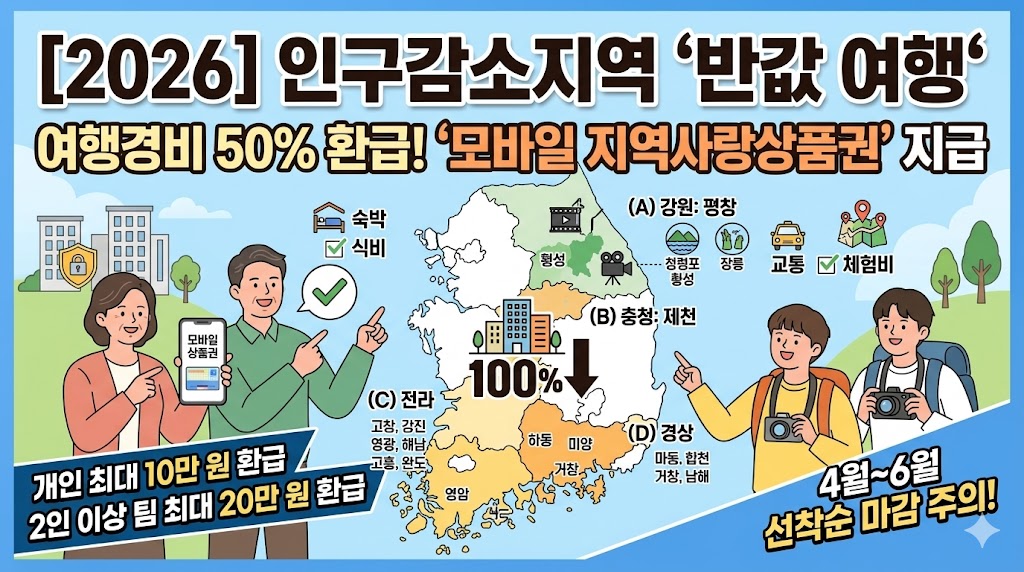 인구감소지역 반값 여행